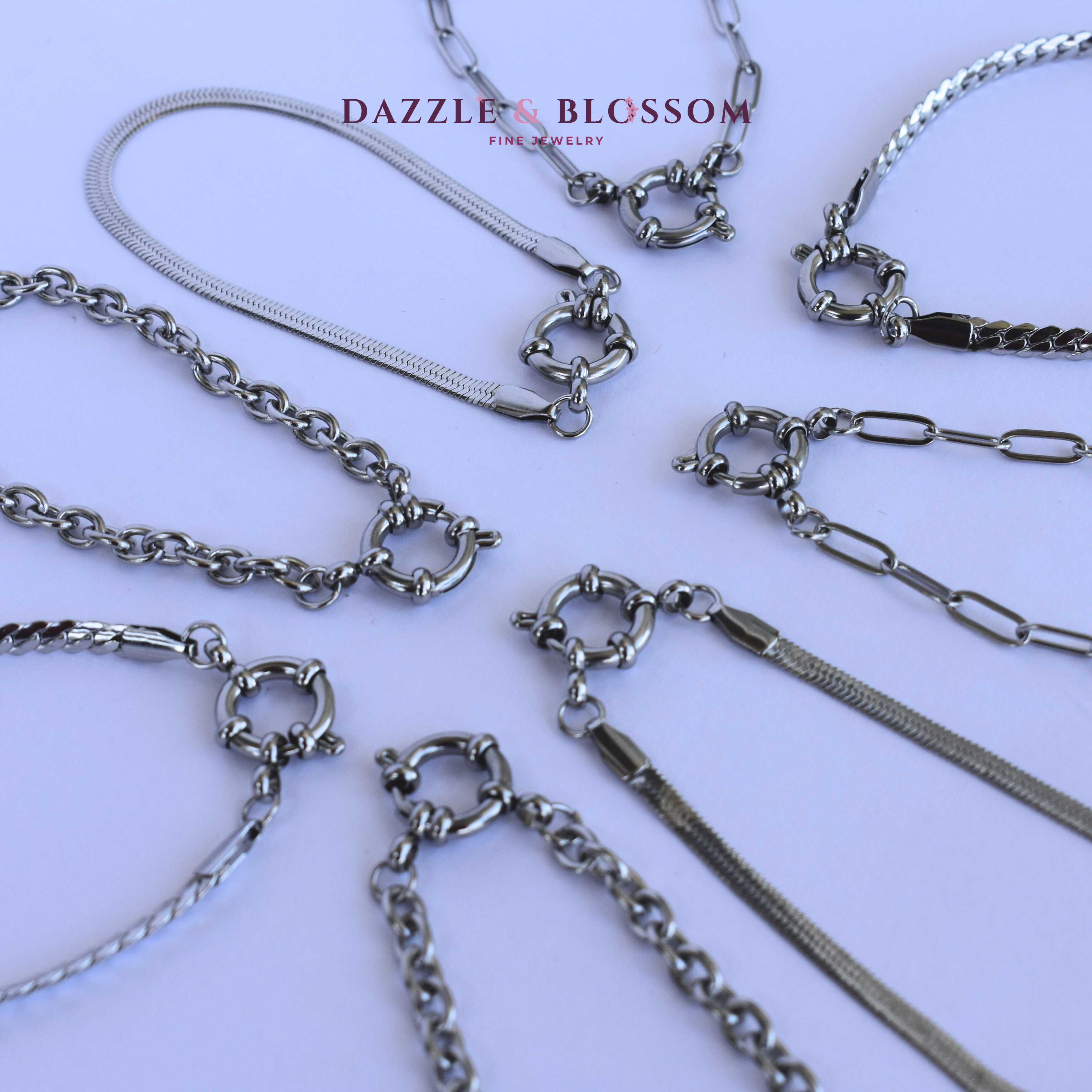 Clasp Chain Bracelets