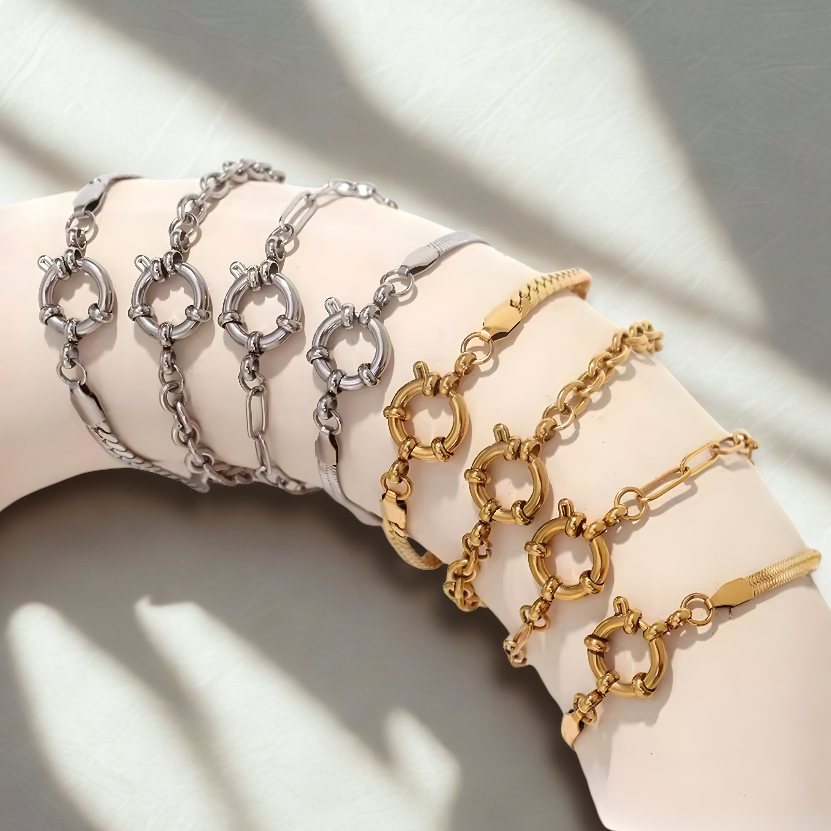 Clasp Chain Bracelets