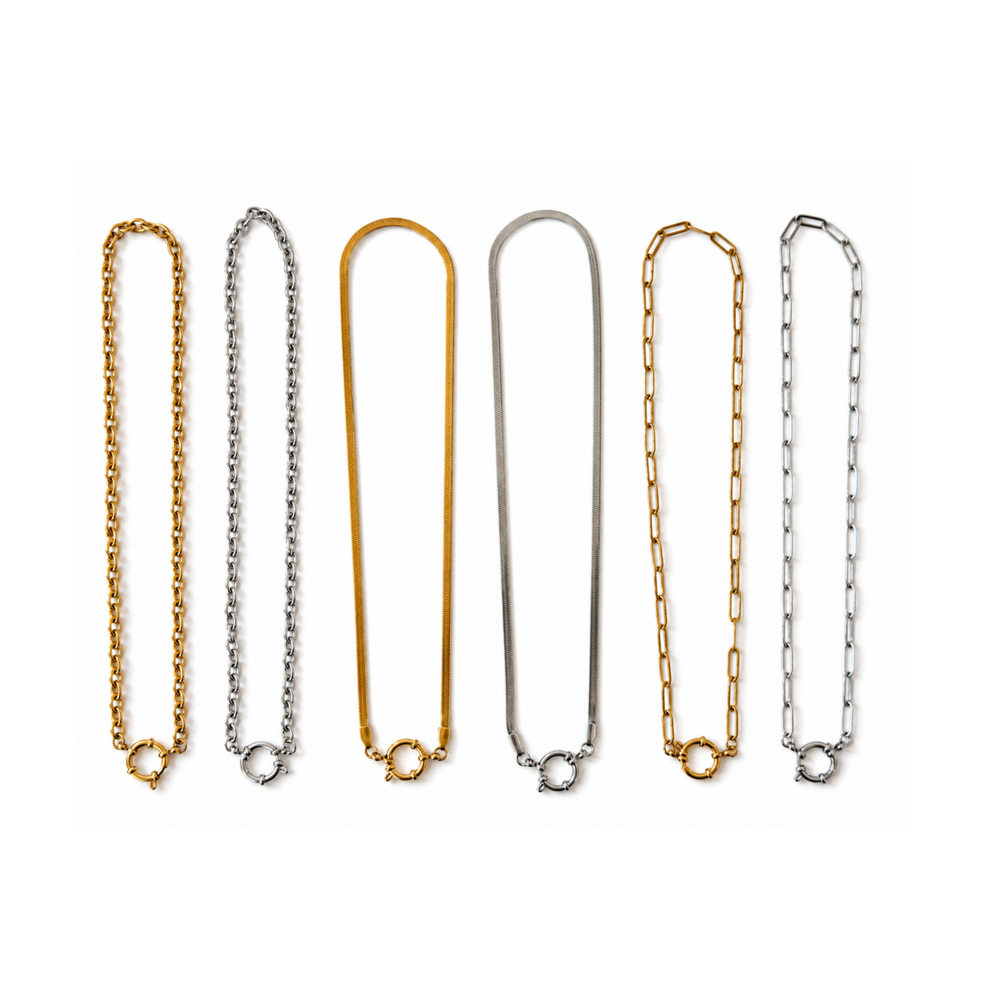 Clasp Chain Necklaces